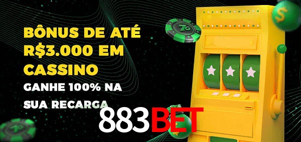 883Bet melhor bônus de depósito